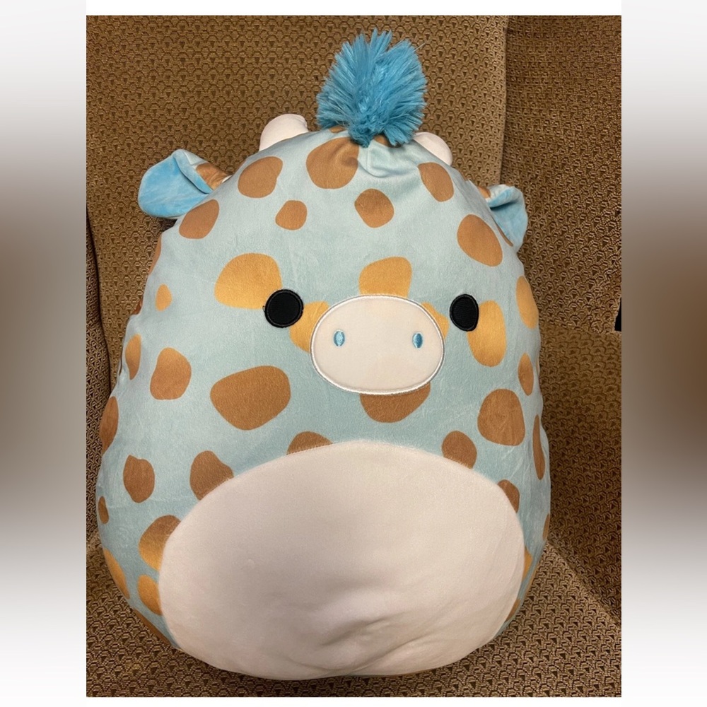 16" Zelia the Giraffe Spotted Squishmallow Plush Toy New With Tags